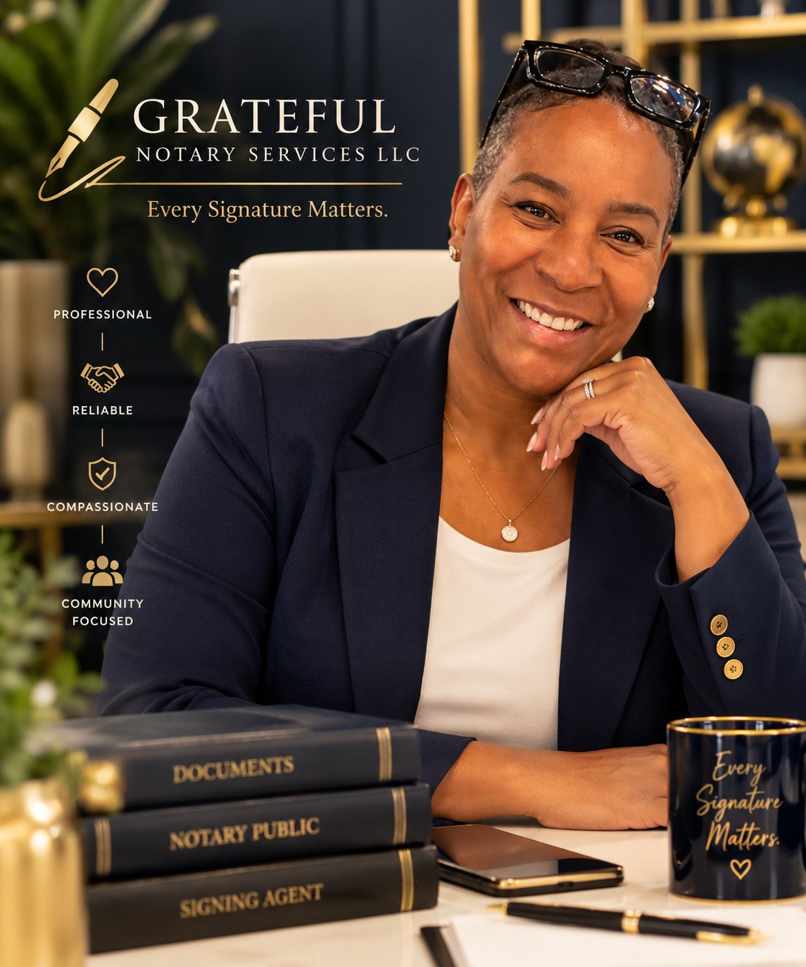 Andretta Jackson, owner of Grateful Notary Services LLC
